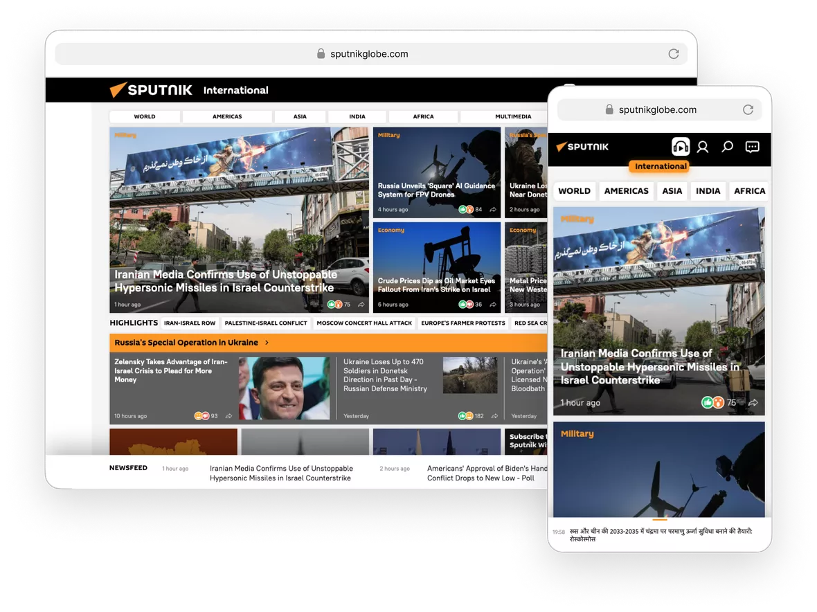 Sputnik Sputnik - «Россия сегодня», 1180, 01.04.2021