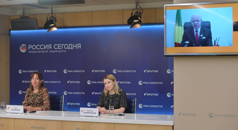Обращение министра информации Республики Конго Тьерри Лезина Мунгаллы Обращение министра информации Республики Конго Тьерри Лезина Мунгаллы - «Россия сегодня», 780, 14.10.2024