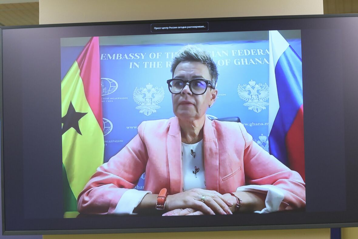 Советник Посольства России в Гане Наталья Муженникова Советник Посольства России в Гане Наталья Муженникова - «Россия сегодня», 1180, 03.12.2025