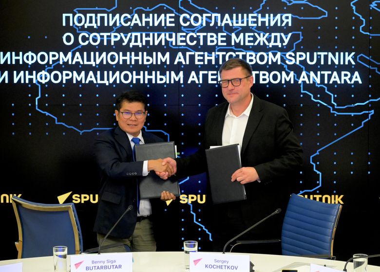 Sputnik и Antara подписали соглашение об обмене информацией - «Россия сегодня», 780, 28.09.2026